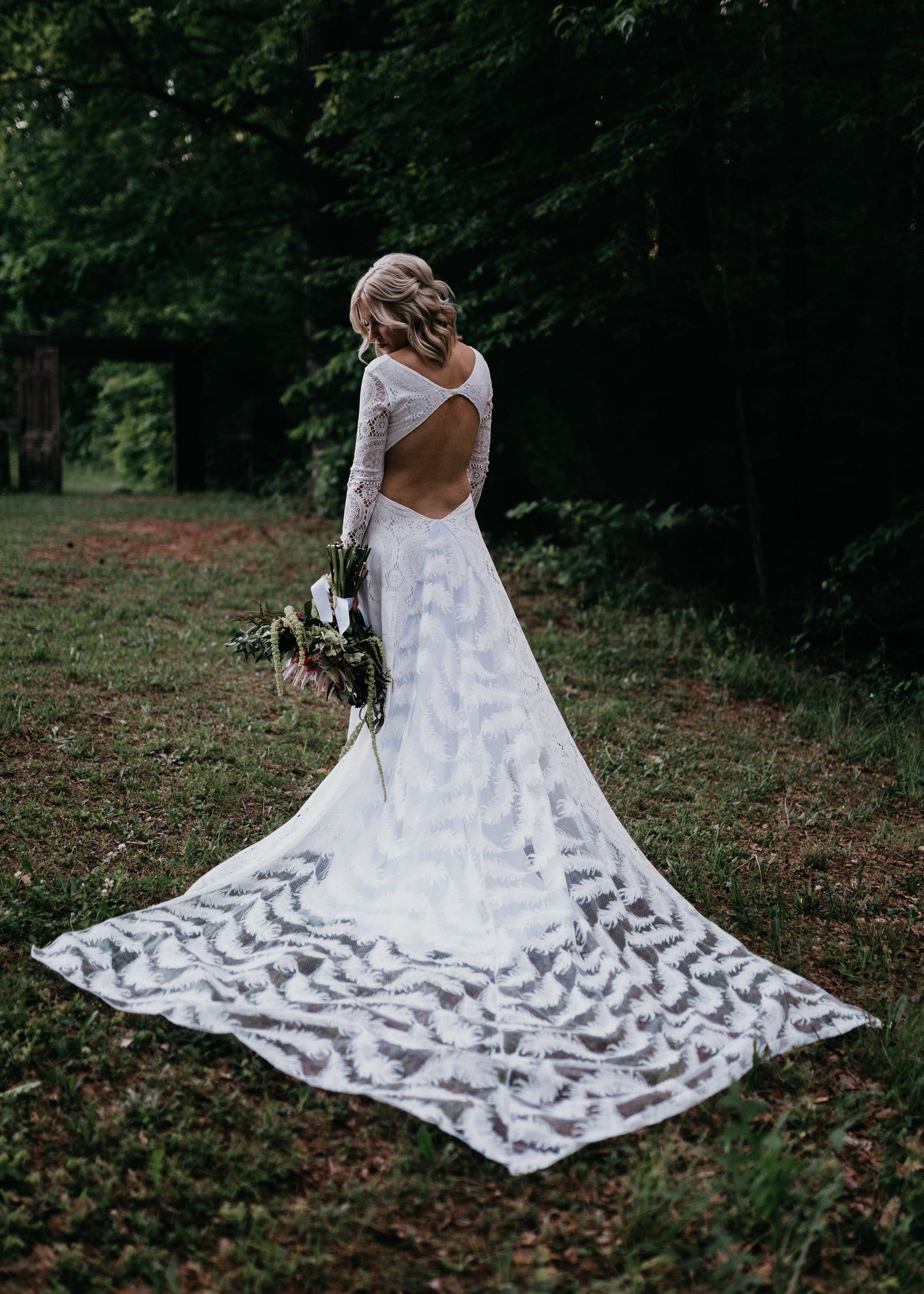 Button Back Wedding Dresses